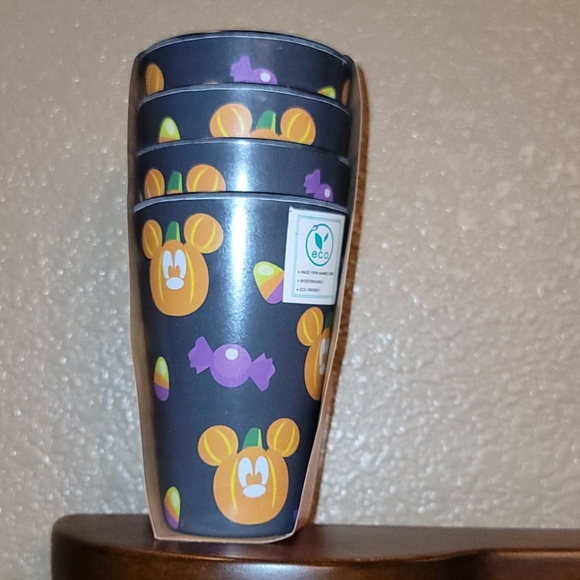 Disney Other - 4 PACK MICKEY MOUSE HALLOWEEN BAMBOO CUPS